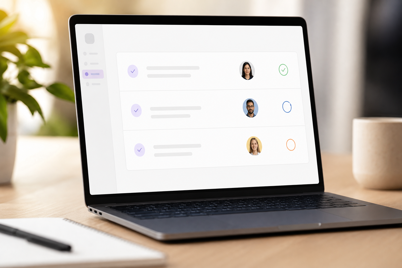step-by-step offboarding checklist visual with owners and due dates