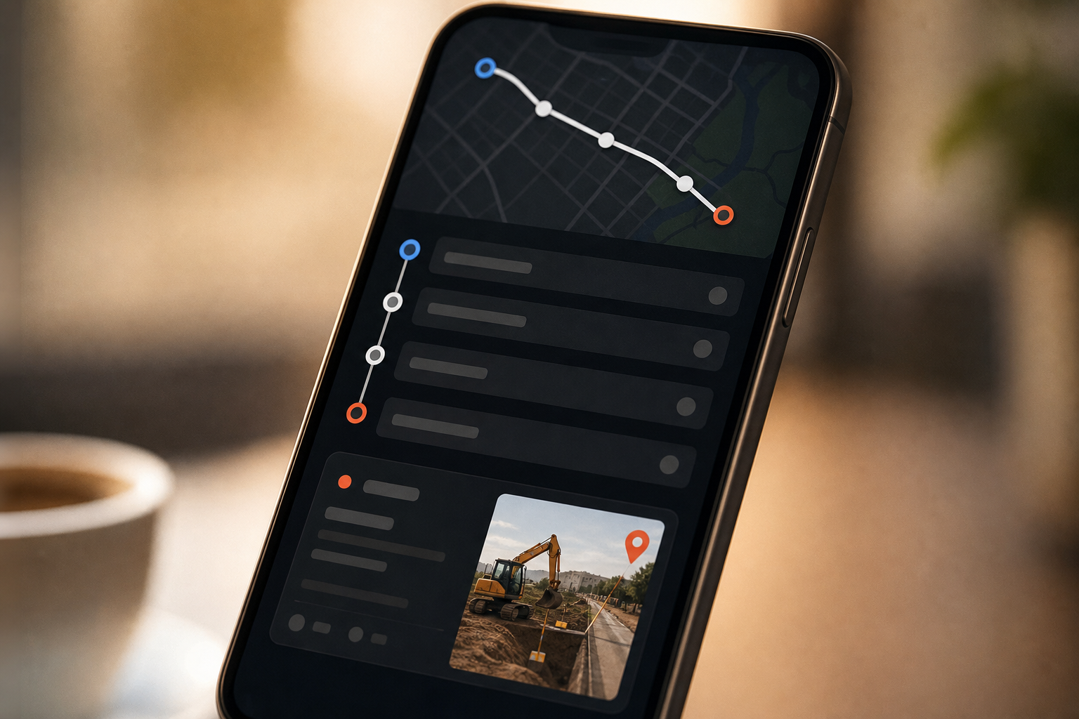 Field task timeline and geo-verified visit audit