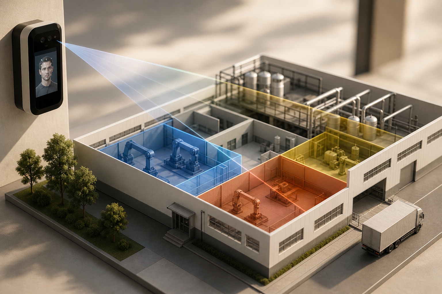 Access zone role mapping diagram