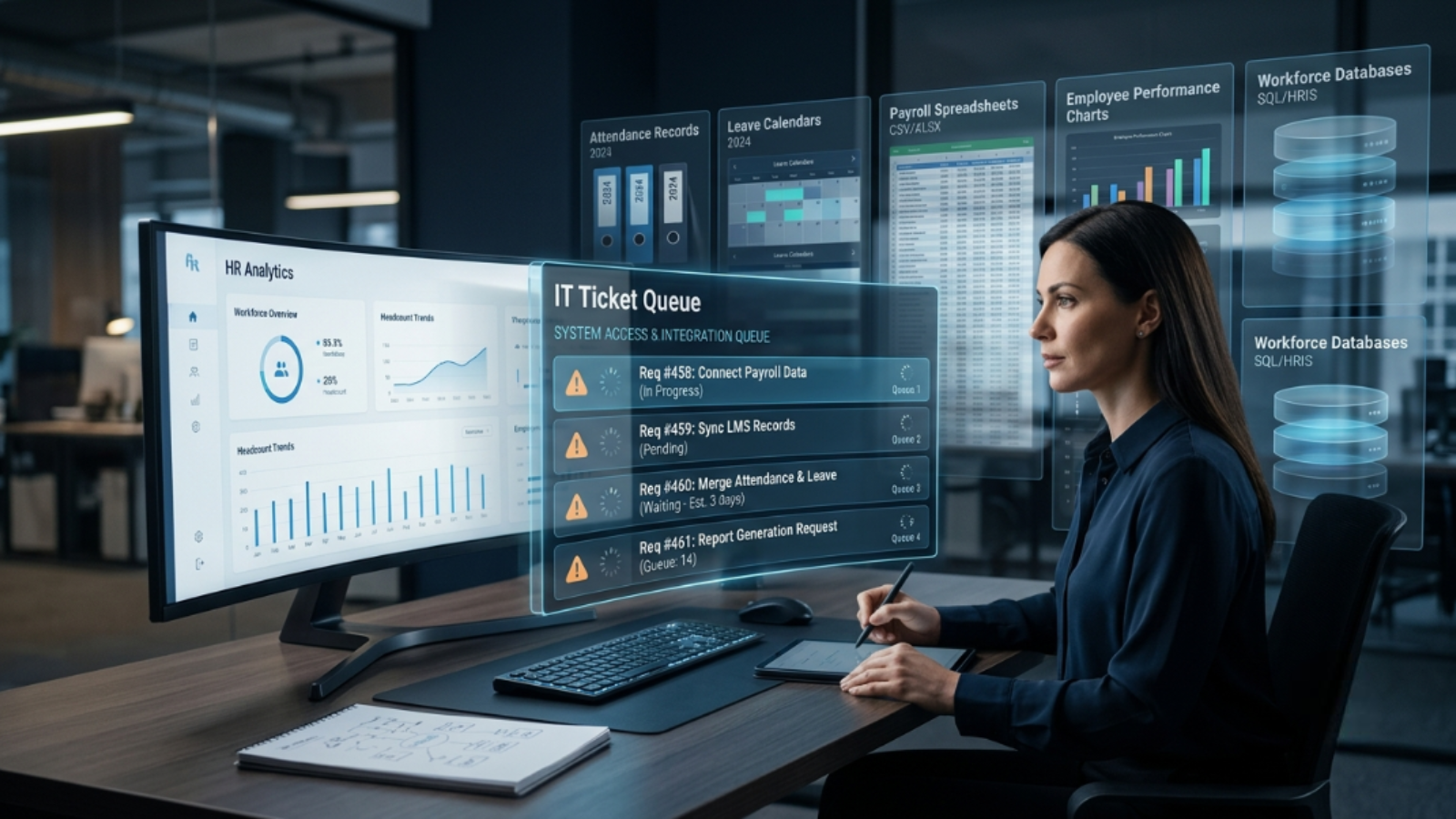 Natural Language HR Analytics it-ticket