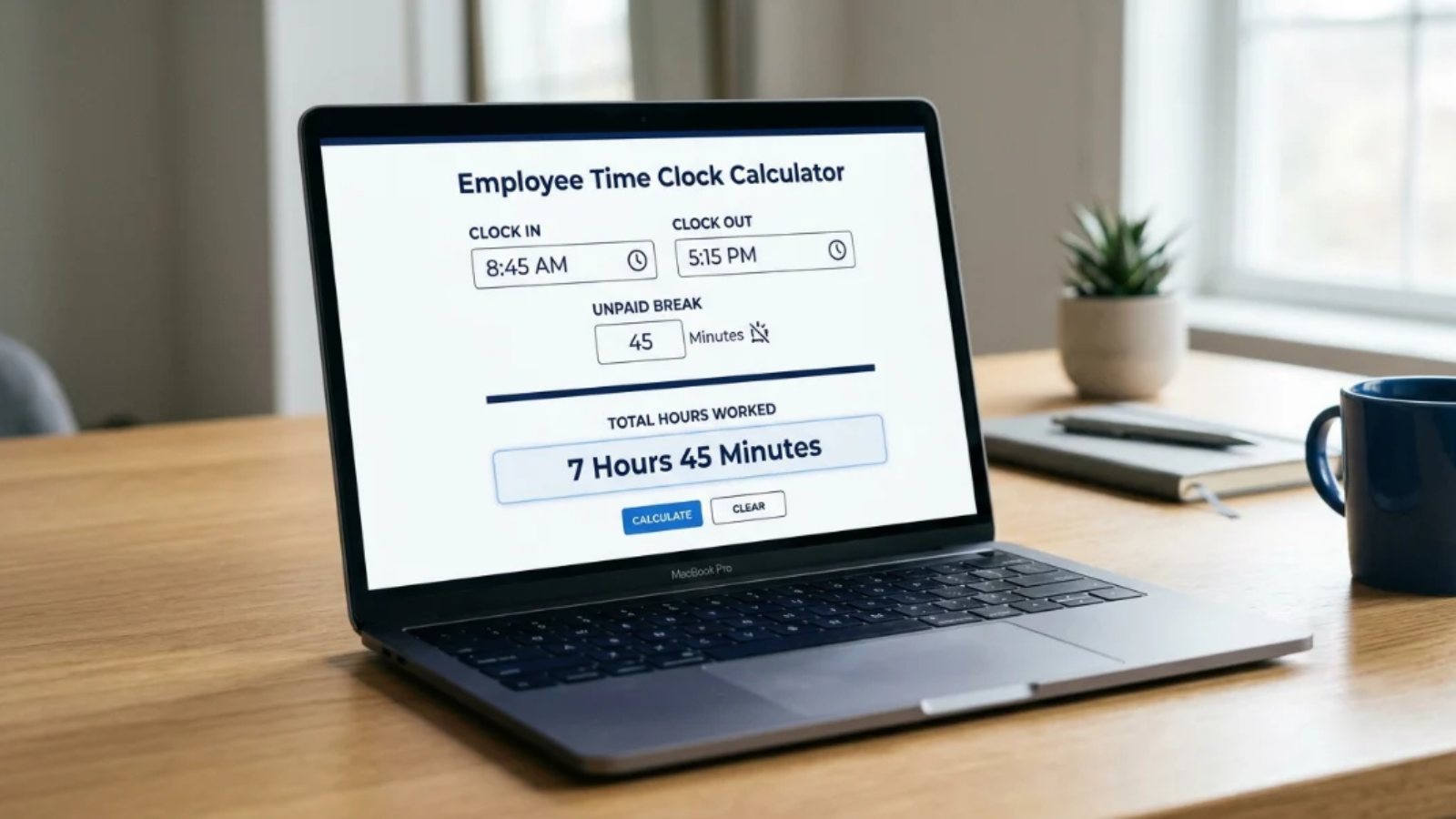Calculator Time Clock time-clock-calculator
